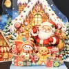 Nuevos productos transfronterizos árbol de Navidad creativo Papá Noel manualidades acrílicas colgantes colgantes para coche decoraciones para el hogar