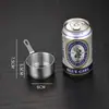 Taza de salsa de acero inoxidable 304 con asa, plato para salsa, taza para salsa de carne, taza creativa para salsa de tomate, cubeta, vajilla