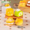 Micropaisaje, simulación creativa, comida y juego, animales, postre, pan, tarta de huevo, decoraciones DIY, accesorios colgantes, mini adornos pequeños