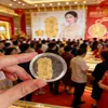 Pegatina de teléfono móvil de oro puro 999 Shuibei, casa del tesoro, gato de la fortuna, Dios de la Riqueza, pegatina dorada de princesa, atrayendo clientes, regalo para tienda de oro, oro