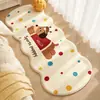 2026 Novo Tapete de Cachemira Sintética Tapete de Quarto ao Lado da Cama Tapete Espesso para Chão Almofada de Cabeceira Manta de Sala de Estar de Alta Qualidade para Mesa de Centro