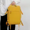 Mochila de Gran Capacidad que se Puede Llevar a Bordo, para Viajes de Negocios y Viajes Cortos, Bolsa de Almacenamiento Simple de Color Sólido, Mochila Resistente al Desgaste para Hombre, Bolsa para Computadora