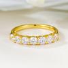 Joyería Longlongjin, nueva, 7 diamantes, plata S925 chapada en oro, moda exquisita, versátil, europea y americana, gran oferta de AliExpress.