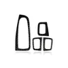 Adecuado para 08-12 Volkswagen Golf 6 marco del interruptor de los faros fibra de carbono real accesorios de decoración de modificación del interior del coche
