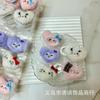 Otoño e Invierno Lindo Serie de Animales de Dibujos Animados Felpa Clip Rompe Cabello para Niños Flequillo Cachorros Sanrio Cachorro Bebé Clip para Bebé