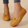 Zapatos Nuevos para Madres de Primavera y Otoño Zapatos de Frijol Mocasines para Mujer Moda Versátil Exclusivo Transfronterizo