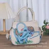 Bolso tote de estilo étnico nuevo, bolso casual de tela versátil, para hombro, mano y cruzado, bolso de dama multiusos