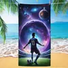 Toalha de Praia Modelo Novo 2026 da Copa do Mundo de Futebol dos Estados Unidos, Canadá e México, Toalha de Banho de Praia de Microfibra, Toalha Estampada de Secagem Rápida