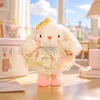 Chaveiro Original de Pelúcia Vestido de Princesa Coelho de Orelha Longa Boneca Coelho Fofa Pingente para Bolsa de Menina Pequeno Presente