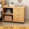 Mesita de noche con cerradura Armario de almacenamiento para dormitorio en casa Estante de almacenamiento extraíble para mesita de noche Armario pequeño de almacenamiento Nuevo estilo 2025