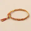 Pulseras Coloridas Tejidas a Mano para el Festival del Bote del Dragón para Hombres y Mujeres, Accesorios de Borla Trenzada, Regalos de Cuerda Tejida a Mano
