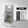 Señal de Acero Inoxidable en Forma de A, Precaución Resbaladizo, Señal de Prohibido Estacionar, Señal de Limpieza en Curso, Señal de Obra