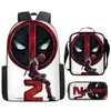 Mochila de liberación rápida transfronteriza de Spider-Man Set de tres piezas Dibujos animados para estudiante de primaria Mochila Escolar Mochila