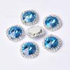 Atacado do Fabricante 10, 12, 14, 16 mm Redondo Satélite Strass Borda Costurado à Mão Diamante DIY Acessórios de Cabeça Acessórios de Cabelo Acessórios para Sapatos