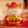 Enfeite de Mesa Criativo Estilo Chinês de um Deus da Fortuna, Decoração de Carro, Miniatura para Carro, Presente Criativo para Homens e Mulheres