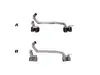 Adecuado para modelos Bmw Serie 3 13-18 F30M3Mtcs3 Ensamblaje de Parachoques Delantero y Trasero, Cofre, Faldones Laterales y Kit de Carrocería Completo