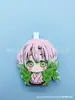 Cazador de demonios: Kimetsu No Yaiba Tanjiro Colgante de Fieltro Llavero de Mochila Lindo de Alto Valor Adorno Colgante de Tela No Tejida Periférico de Anime