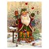 Venta Caliente Transfronteriza DIY Dibujos Animados Papá Noel Muñeco de Nieve Set de Pintura de Diamantes Cuadrado Redondo Completo Diamante Bordado Hecho a Mano Caballo Cristal