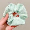 Acessório de cabelo elástico, estilo jovem, scrunchie moderno novo de 2025, headwear de tecido de malha elegante de verão para mulheres