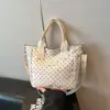 Bolso tote de gran capacidad para mujer, nuevo y elegante bolso tote 2026, bolso de hombro versátil de lunares, bolso cruzado y bolso de mano