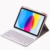 Adecuado para iPad10 Teclado Bluetooth 10.2 Ranura Superior para Lápiz Funda de Cuero Air5 Funda Protectora Magnética Ratón Mini7 Maravilloso