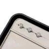 Anillo de Amor Doble Círculo Full Diamante de Cristal Blanco Natural para Mujer, Diseño de Nicho, Lujo Ligero, Anillo de Compromiso de Gama Alta, Exquisito y Versátil