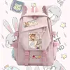 Mercancía de Anime de Zootopia: Mochila Escolar Primaria Judy y Nick Zorro, Unisex, Casual, Gran Capacidad, Bolso de Doble Hombro