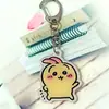 Lindo Chiikawa Hachiware llavero acrílico doble cara bolsa decoración de dibujos animados colgante venta al por mayor