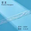 Accesorios de Encaje de 3-20 cm de Ancho Nuevos de Nylon Blanco y Negro Borlas para Ropa de Bebé Brocado Espesado Accesorios para el Cabello Material para Cinturones