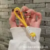 Estilo Minimalista Correa de Teléfono Tejida a Mano Correa de Muñeca con Bloques de Color Llavero Correa Portátil para Teléfono Colgante para Estudiante