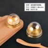 Gema Crisp Moon Cake Box Blister Cover Square Round Box Snow Mei Niang Dim Sum Embalagem Transparente Caixa Moon Cake Holder