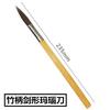 Cuchillo de ágata con mango de bambú, cuchillo de pulido con mango de madera, joyería, tienda de oro, mantenimiento especial, pieza de ágata, herramientas de pulido de joyas