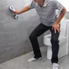 Pasamanos de Seguridad para Baño para Personas Mayores, Sin Taladro, Antideslizantes con Ventosa de Vacío, Barras de Agarre Anticaídas para Personas con Discapacidad