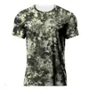Camiseta de Manga Corta Casual Transpirable Holgada para Hombre Camuflaje Estampado Digital 3D Venta Caliente Transfronteriza Europea y Americana Verano 2026