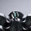 Pendientes de textura irregular con clip para la oreja para hombre, accesorios de lujo ligeros de alta gama que combinan con todo, accesorios nuevos y sencillos de moda para mujer.