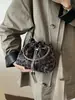 Bolso de mano con estampado de leopardo para mujer, nueva colección otoño/invierno 2026, bolso de cadena de moda retro de nicho, bolso de hombro, bolso cruzado