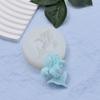 Novo molde de silicone de açúcar de 3 tipos de flores pinha DIY para assar bolo chocolate biscoito
