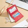 Novedad Cartera Plegable Corta para Mujer Múltiples Ranuras para Tarjetas Portatarjetas de Broche Billetera con Cremallera para Monedas Cartera de Moda Tendencia para Mujeres Jóvenes