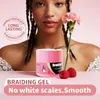 Gel Trenzador Transfronterizo, Gel Elástico para el Cabello, Cera para Cabello Trenzado, Crema de Peinado y Fijación al por Mayor