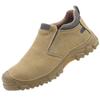 Sapatos de Proteção do Trabalho para Homens, Sapatos de Solda Anti-Esmagamento e Anti-Perfuração, Sapatos de Segurança para Trabalho em Canteiro de Obras Leves e Respiráveis, Antiderrapantes e Anti-Escaldantes para Todas as Estações