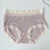Ropa interior japonesa de alta elasticidad para mujer, color crema, lazo, seda de morera, entrepierna transpirable, cintura media, bragas de alta elasticidad para mujer, venta al por mayor