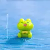 Micro Paisagem Folha de Lótus Feliz Sapo Pequeno Partículas Fofas Lagoa Jardinagem Paisagismo diy Acessórios Decorativos Mini Enfeites