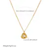 Collar con Colgante de Triángulo Incrustado de Diamantes, Acero Inoxidable Chapado en Oro Transfronterizo, Pequeño y Exquisito, Versátil y Elegante, Cadena de Clavícula de Moda para Mujer