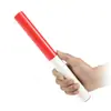 Bastão de Revezamento para Competição de Atletismo, Bastão de Revezamento Padrão de PVC 0m para Passagem do Bastão, Plástico Vermelho e Branco, Durável
