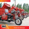 Triciclo de mineração à prova de explosão 3T engenharia elétrica diesel triciclo mina de carvão elétrico três rodas hidráulico basculante automático caminhão de escória