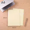 Pasta de arquivo transparente espessa em forma de L para publicidade, pasta de documentos A4 personalizada, armazenamento de papel de teste de desenho animado em PP, apenas para uso em escritório e estudante
