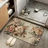 Alfombrillas de Piso para Baño del Hogar, Resistentes a Manchas, Fáciles de Limpiar, Absorbentes de Agua, Antideslizantes, Estilo Nórdico, Alfombrillas Personalizables de Tierra de Diatomeas, Transfronterizo