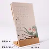 Base de Calendario de Escritorio de Madera Maciza Personalizable con Logotipo Adornos de Base de Calendario Base para Tarjetas de Presentación de Madera Base para Tarjetas Soporte para Notas