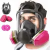 Mascarilla de gas pintura polvo químico pesticida decoración pulido 6800 con máscara fuego transfronterizo una generación de cabello