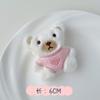Broche de Pelúcia de Desenho Animado Boneca Urso Fofa Boneca Bolsa Chinelos Pendentes Joias Acessórios DIY Roupa Produto Semiacabado